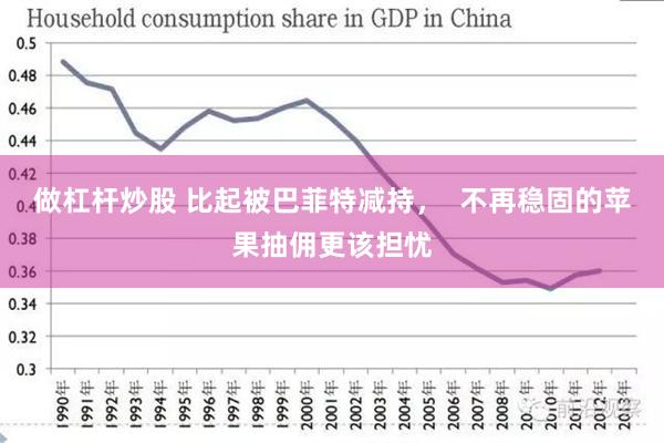 做杠杆炒股 比起被巴菲特减持，  不再稳固的苹果抽佣更该担忧