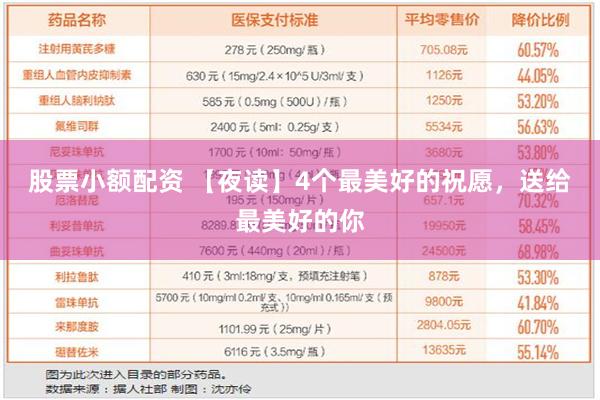 股票小额配资 【夜读】4个最美好的祝愿，送给最美好的你