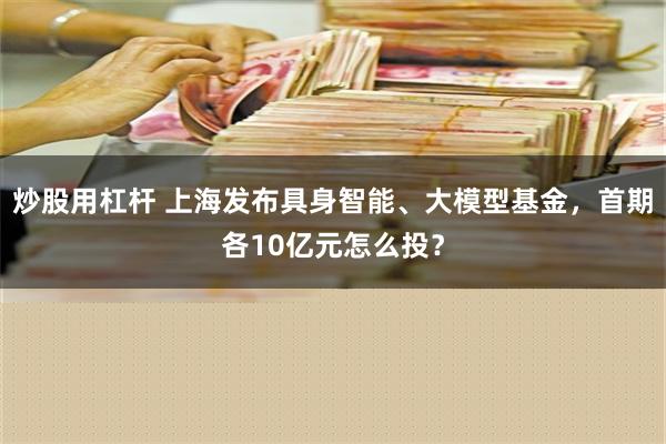 炒股用杠杆 上海发布具身智能、大模型基金，首期各10亿元怎么投？