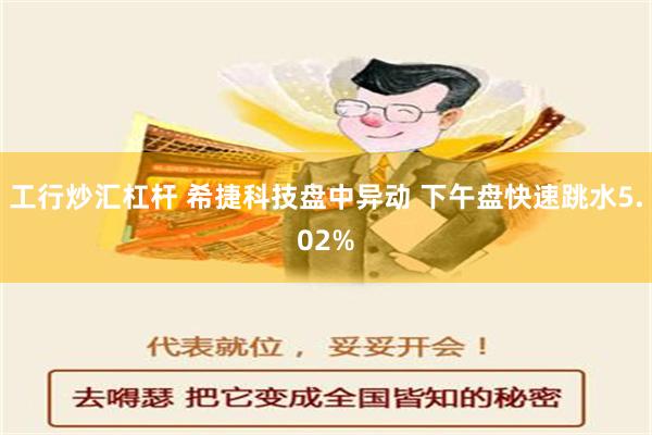 工行炒汇杠杆 希捷科技盘中异动 下午盘快速跳水5.02%